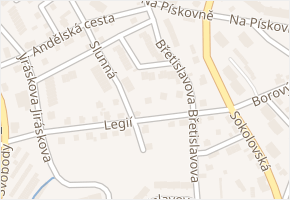 Sobotecká v obci Liberec - mapa ulice