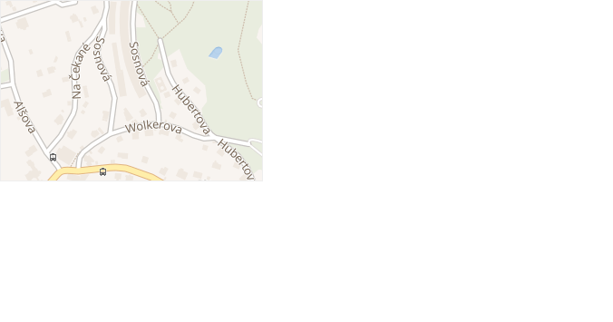 Sosnová v obci Liberec - mapa ulice