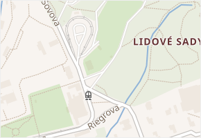 Sovova v obci Liberec - mapa ulice