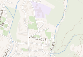 Srnčí v obci Liberec - mapa ulice