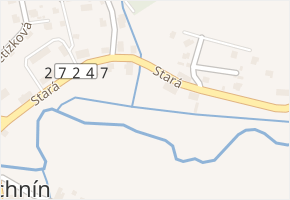 Stará v obci Liberec - mapa ulice