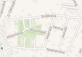 Staškova v obci Liberec - mapa ulice