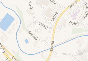 Stračí v obci Liberec - mapa ulice