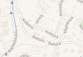 Strmá v obci Liberec - mapa ulice
