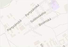 Suldovského v obci Liberec - mapa ulice