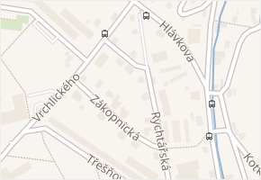 Světlá v obci Liberec - mapa ulice