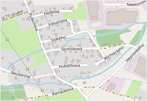 Technikova v obci Liberec - mapa ulice
