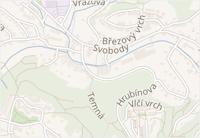 Temná v obci Liberec - mapa ulice