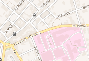 Tkalcovská v obci Liberec - mapa ulice