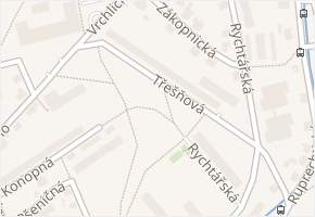 Třešňová v obci Liberec - mapa ulice