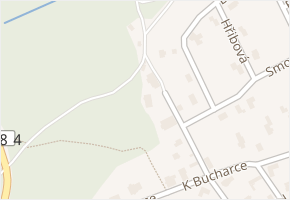 U Internátu v obci Liberec - mapa ulice