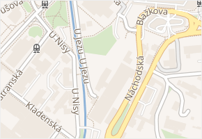 U Jezu v obci Liberec - mapa ulice