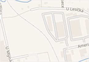 U Lesíčka v obci Liberec - mapa ulice