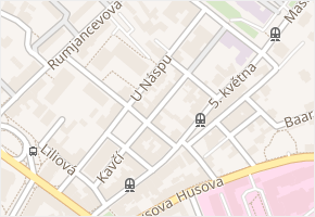 U Náspu v obci Liberec - mapa ulice