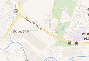 U Tělocvičny v obci Liberec - mapa ulice