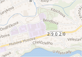 Univerzitní náměstí v obci Liberec - mapa ulice