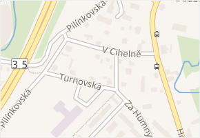 V Cihelně v obci Liberec - mapa ulice