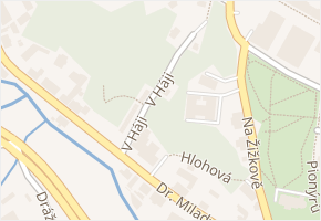V Háji v obci Liberec - mapa ulice