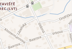 Vítězná v obci Liberec - mapa ulice
