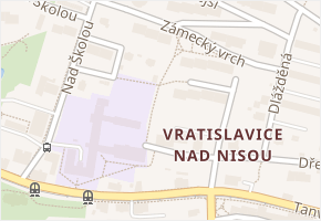 Vnitřní v obci Liberec - mapa ulice