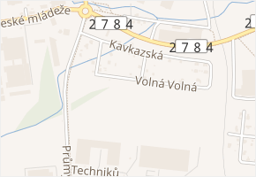Volná v obci Liberec - mapa ulice