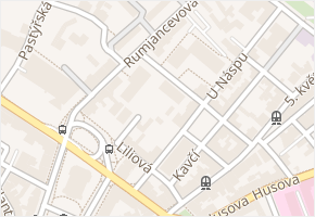 Voroněžská v obci Liberec - mapa ulice
