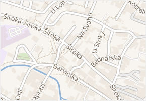 Vrabčí v obci Liberec - mapa ulice