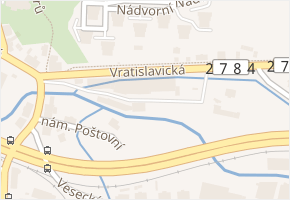 Vratislavická v obci Liberec - mapa ulice