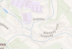 Vrázova v obci Liberec - mapa ulice