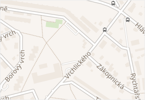 Vrchlického v obci Liberec - mapa ulice