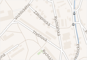 Zákopnická v obci Liberec - mapa ulice