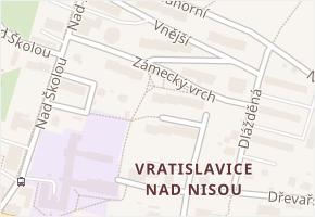 Zámecký vrch v obci Liberec - mapa ulice