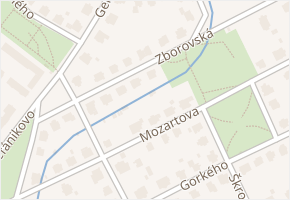 Zborovská v obci Liberec - mapa ulice
