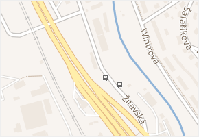 Žitavská v obci Liberec - mapa ulice