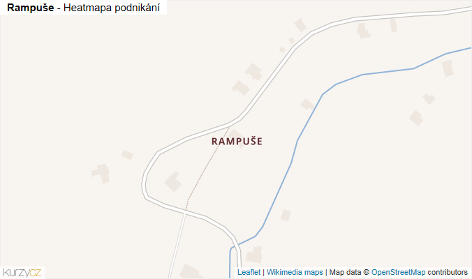 Mapa Rampuše - Firmy v části obce.