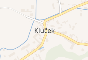 Kluček v obci Liběšice - mapa části obce
