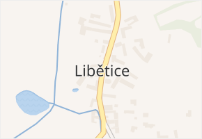 Libětice v obci Libětice - mapa části obce