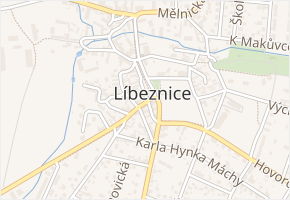 Krátká v obci Líbeznice - mapa ulice