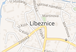 Líbeznice v obci Líbeznice - mapa části obce