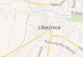 Na hůrce v obci Líbeznice - mapa ulice