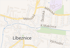 Potoční v obci Líbeznice - mapa ulice