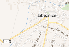 Zdibská v obci Líbeznice - mapa ulice