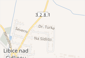 Dr. Turka v obci Libice nad Cidlinou - mapa ulice