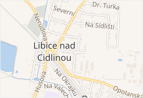 Ke stadionu v obci Libice nad Cidlinou - mapa ulice