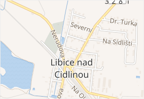 Krátká v obci Libice nad Cidlinou - mapa ulice
