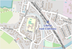 Na Valech v obci Libice nad Cidlinou - mapa ulice