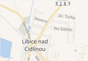 Odřepeská v obci Libice nad Cidlinou - mapa ulice