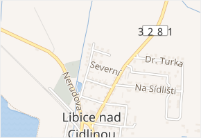 Severní v obci Libice nad Cidlinou - mapa ulice