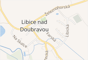 Farská v obci Libice nad Doubravou - mapa ulice