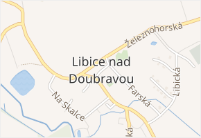 Libice nad Doubravou v obci Libice nad Doubravou - mapa části obce
